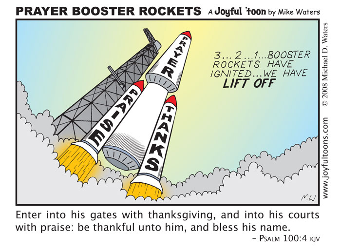 Prayer Booster Rockets - Psalm 100:4