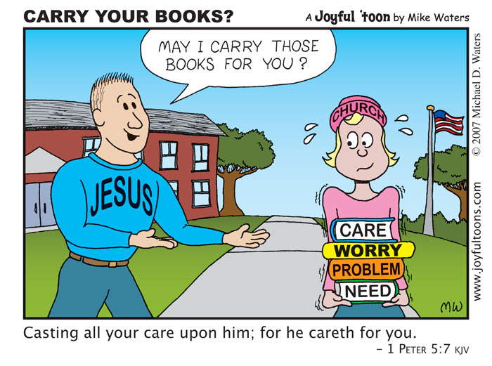 Carry Your Books? - 1 Peter 5:7