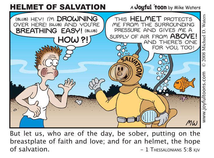 Helmet of Salvation - 1 Thessalonians 5:8