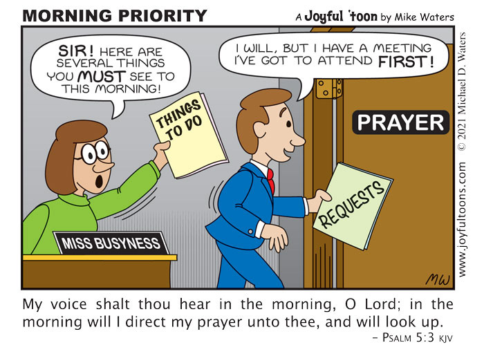 Morning Priority - Psalm 5:3