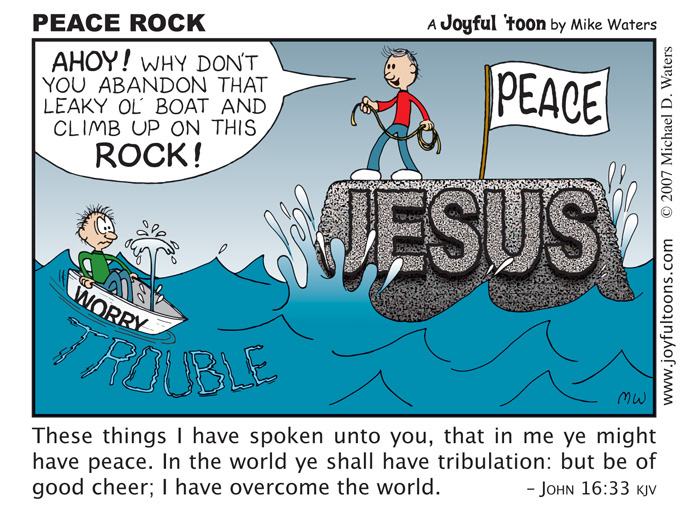 Peace Rock - John 16:33