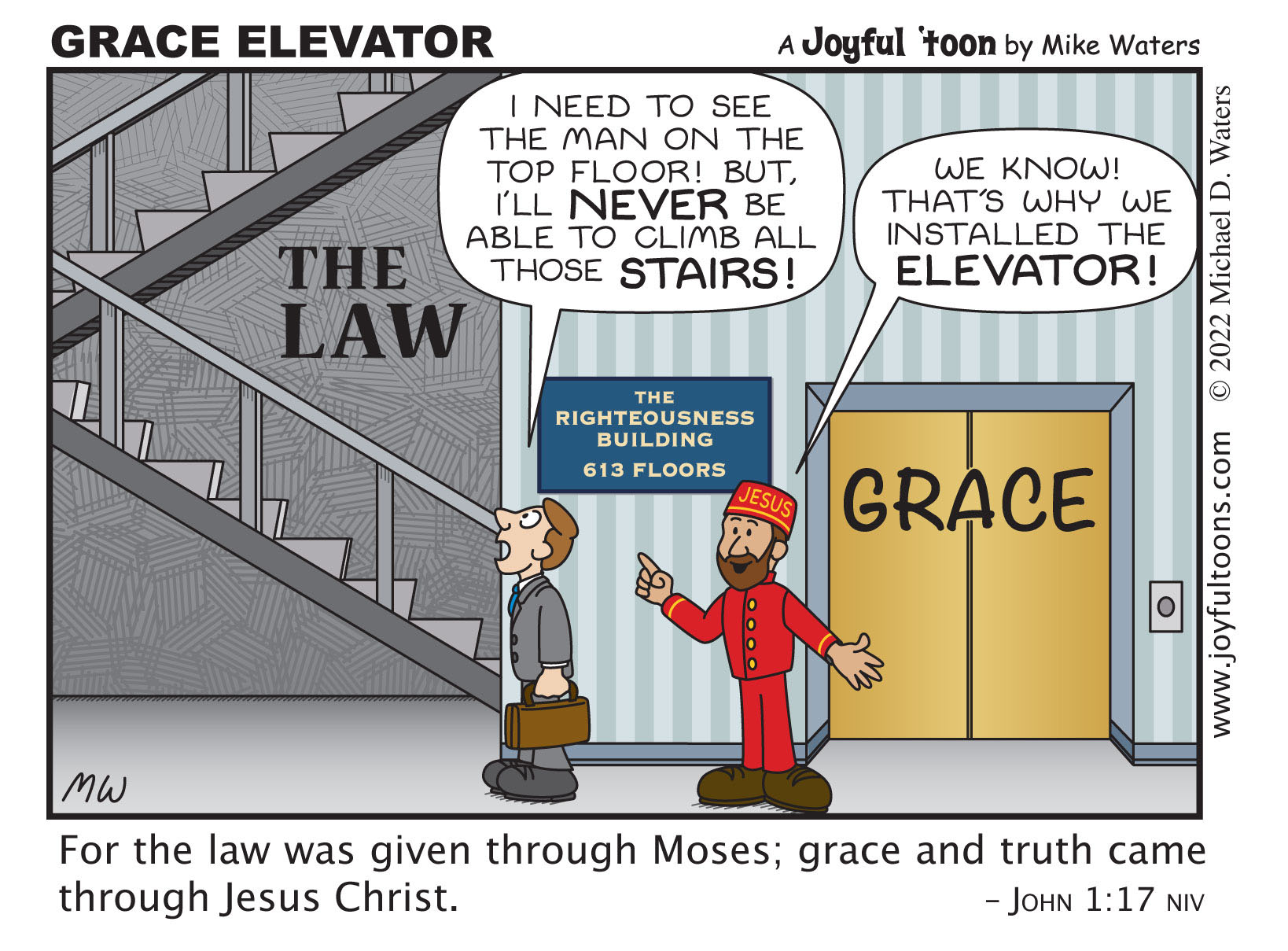 Grace Elevator - John 1:17