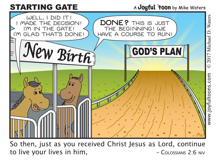 Starting Gate - Colossians 2:6