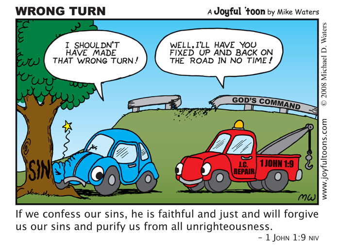 Wrong Turn - 1 John 1:9