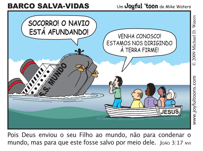 Barco Salva-vidas - João 3:17