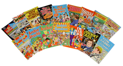 My collection of Christian comic books from the 1970s, most of them written and drawn by Al Hartley.