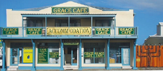 The real Grace Café in Hermanus, South Africa